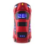 Uismart Ui06 Dual Sim Ferrari Car Mobile Feature Phone With Camera Auto Call Recording FM Radio And Dancing Lights