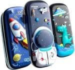 AMP_Unicorn EVA 001 SPACE SHIP, ROCKET, DAYNASOUR Art EVA Pencil Box (Set of 1, Multicolor)