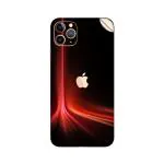 GADGETSWRAP Printed Vinyl Skin Sticker for Apple iPhone 11 Pro Max - Vertical Red Laser Light Spread