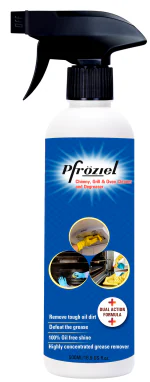 Pfroziel Chimney & Grill cleaner I Removes grease/oil/stain from chimney tawa, oven, Gas stove, Griddles, Exhaust fan I Non Flammable I