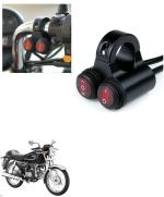 Qiisx 12V Handlebar Motorcycle Double Control Switch 7/8'' 22mm Motorcycle Switch Handlebar Headlight Fog Spot Light Dual on Off Switch for Hero Splendor Pro Classic