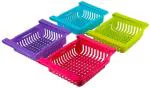 Somkala Garvil Plastic Adjustable Fridge Storage Basket