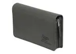 Sukeshcraft Multiple Cheque Book Holder PU -27 Slots (Dark Grey)