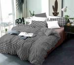 KIRPAFAB Multicolor Cotton Bedsheet With 2 Pillow Cover - 2.19 X 2.54 m