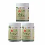 So Sweet Stevia Sugar Free100% Natural Sweetener 150gm | Low Calorie from Stevia | Taste Like Sugar & Safe for Diabetics -Pack of 3