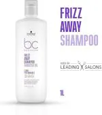 Schwarzkopf Professional Frizz Away shampoo formulated for: coarse, unruly and frizzy hair (1000 ml) Acti Biotic
