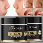 Leandros D-Tan Scrub, 50 G Each (Pack Of 2)