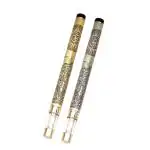 Auteur 462 Multicolor Brass Blue Ink Ball Pen (Pack Of 2)