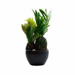 purple dust Artificial Potted Plant with Pot - 4939