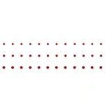 Comet Busters Red Round Bindi For Women