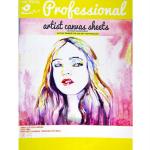 Itsy Bitsy Craft Store - Canvas Sheets, Size 12 X 16Inch 10 Sheets (Set Of 10)