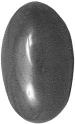 Navyaksh- ECOF Stone Shaligram Natural Black Shiva Ling Decorative Showpiece - 6.5 cm (Stone, Black)