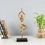 DMD Yoga Girl Black By De Maison Decor (3.5 X 4 X 12)