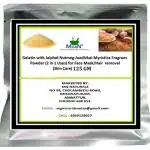 MGBN Gelatin With JaiphalNutmegJaadhikaiMyristica FragransPowder Mix 2 In 1 Use For Face Mask, Hair Removal Skin Care 125 gm