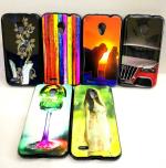 CLUBCLASSY TPU Back case Cover Soft Printed Pack of 6 pc. Compatible for intex Aqua 3g Plus