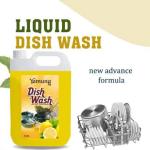 YAMUNAFB Non Acidic dish wash Liquid Detergent we care for your hands (lemon, 5 L)