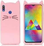 CASECRAFT Samsung Galaxy A30, SM-A305F, SM-A305FN, SM-A305G, SM-A305GN, SM-A305YN Pink Rubber Shock Proof Mobile Back Cover