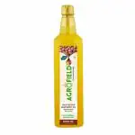 Agrofield 1L Cold Pressed Groundnut/Peanut Oil (Virgin, Chekku/Ghani)| Natural | Chemical Free