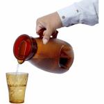 CIAZA Scratch Proof Plastic Jug with 4 Pieces Glasses Set 2 L