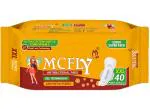 MCFLY Safe Sanitary Pads for Women with Wings | Dry-net Soft & Comfortable Sanitary Pad for Day & Night Protection