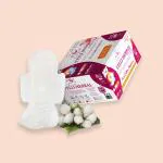 Velli Herbal Medium Pure Cotton Sanitary Napkins Pads- Pack of 1(14Pads)
