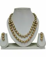 Jn Handicraft Metal, Alloy White, Gold Jewel Set For Women And Girls