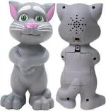 Myhoodwink Talking Tom Cat, Speaking Robot Cat Repeats What You Say, Touch Recording Rhymes and Songs, Musical Cat Toy for Kids, 3+ Years