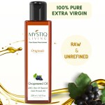 Mystiq Living - Grapeseed Oil, 100% Pure, Natural & Cold Pressed Organic Oil | Grapeseed Oil 100% Cold-Pressed, Pure, Natural, Unrefined, Therapeutic Grade Carrier Oil-Perfect For Massage & Aromatherapy- 200 ML