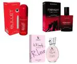 1 RAMSONS BULLET PERFUME (40ML) +1 RAMSONS MIDNIGHT PERFUME (40ML) + 1 RAMSONS U R LOVELY PERFUME (30ML)