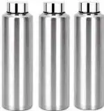 STEEPLE Stainless Steel Water Bottle 1000 ml (Pack of 3)