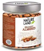 Natureland Organics Almonds Jar, 250 g