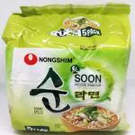 Nongshim Soon Veggie Ramyun Hakka Noodles, 112 G (Pack Of 5)