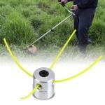 Material: Aluminium Ideal for Brush Cutter 4string Trimmer Head