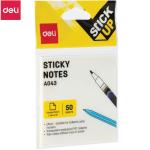 Deli EA043 Sticky Notes, 50 Sheets, 76X76Mm, White,Pack of 4