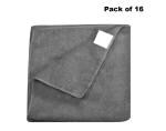 BLUE WONDER Kitchen Microfiber Cloth for Multipurpose Car Cleaning and (Multicolour, Pack of 16)