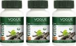 VOGUE Pharmaceuticals Pvt. Ltd. Vogue Wellness Giloy Tablets Immunity Booster, Help Remove Toxins From Body 60 Pcs Each (Pack Of 3)