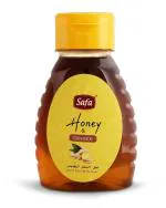 Safa Ginger Honey 100% Pure Raw Honey with Ginger Natural Organic Unheated Relief from Sore Throat, Common Cold, Supports Digestive Health Immunity Boosters For Adults And Children 250g