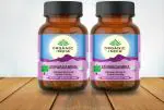 Organic India Ashwagandha Ayurvedic Medicine (2 Packs, 60 Veg Capsule in Each Pack)