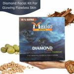 Mexico Herbs Diamond Facial kit | Best for Bridal & Party Facials | Reduce Acne , Darkspots , Wrinkles On Your Face , Made With Benefits Of Acid 220gm