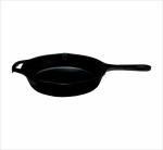 Preet Cookware Pre-Seasoned Cast Iron Skillet Frying Pan 8 Inch, Black (Compatible with Gas Stove, Electric, Induction, Oven, Ceramic or Over an Open Fire)
