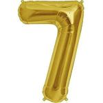 Hippity Hop Foil Golden Hop Numbers Foil Balloon