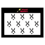 Comet Busters Black Bindi For Women