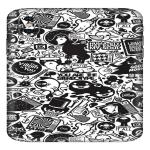 Wrap Craft Fancy Sticker Printed Multicolor Back Skin High Quality Premium Protected Mobile Skin For Apple XS MAX Multi Colour Stickers Vinyl Material 100% Removable (APPLE XS MAX-208 )