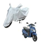 Mototrance Silver Polyester With Cotton Bike Body Cover For Honda Activa 125