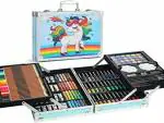 RK HUB Unicorn Color Box with Multiple Coloring Kit, Professional Drawing Color Pencils