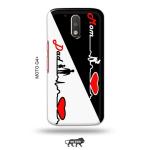 Tweakymod Printed Mom Dad Back Cover For Moto G4 Plus