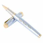 US DESIRE Personalized Ballpoint Pens, Name Engraved pen Printed Your Name Blue Ink Gift Set Professional ,Executive Office pack of 1