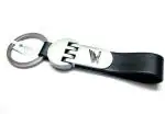 Blue Aura Atar Black, Silver Metal, Leather Keychain Honda Keychain Best Qulaity Hd Brand Logo Name Chain Uses For Car, Bike And Scooty Etc. Hd1 Key Chain