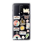 Emble Label Good Vibes Soft Silicone Case For OnePlus 6 ( TPU | Soft , OnePlus 6 | Multicolor )