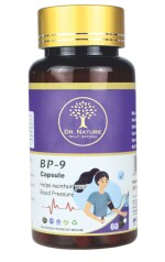 Dr. Nature BP- Capsule 500mg | Cholesterol for High BP Levels | Immunity Booster & Hypertension, Control Hearth, Blood Circulation Health Supplement (60 Caps) Unisex Adult